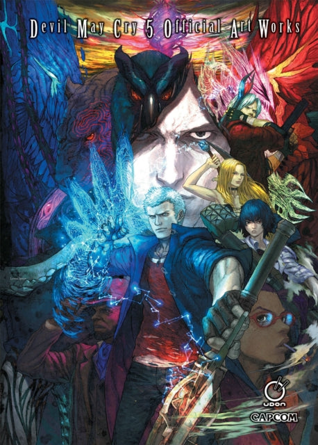 Book cover of: Devil May Cry 5: Official Artworks (Hardcover). By: Capcom