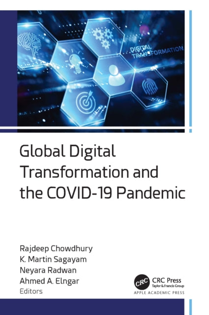 Book cover of: Global Digital Transformation and the Covid-19 Pandemic. By: Rajdeep Chowdhury