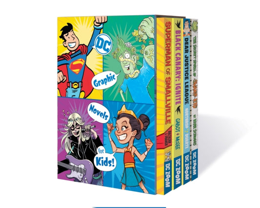 Book cover of: DC Graphic Novels for Kids Box Set 1