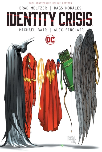 Book cover of: Identity Crisis 20th Anniversary Deluxe Edition. By: Brad Meltzer