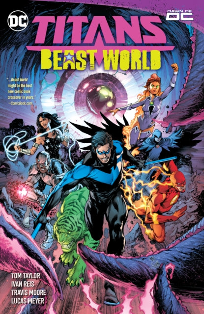 Book cover of: Titans: Beast World. By: Taylor, Tom