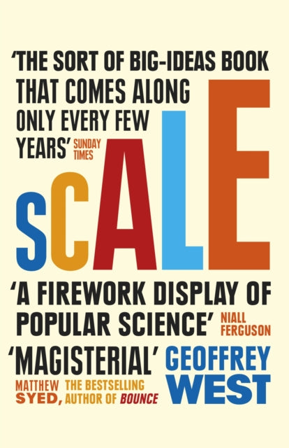Book cover of: Scale. By: Geoffrey West