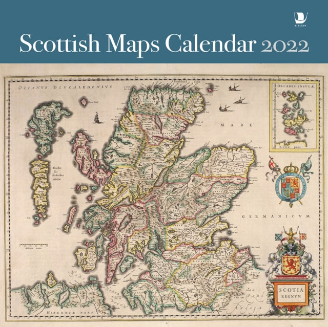 Book cover of: Scottish Maps Calendar 2022