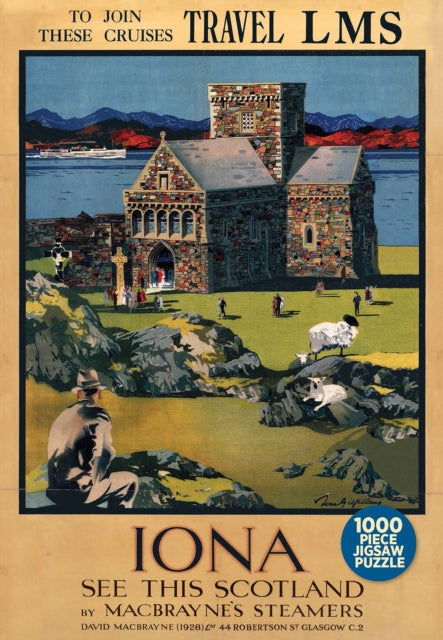 Book cover of: Iona Abbey Jigsaw Puzzle. By: Tom Gilfillan