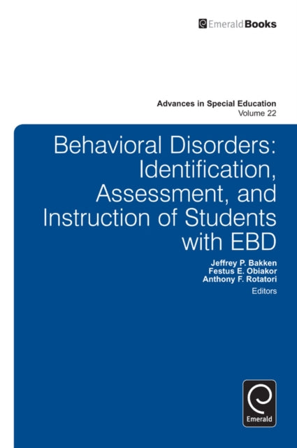 Book cover of: Behavioral Disorders