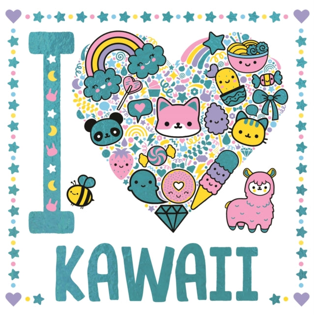 Book cover of: I Heart Kawaii. By: Illustrator TBC
