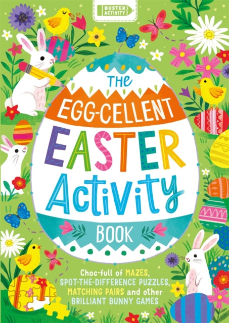 Book cover of: Egg-cellent Easter Activity Book. By: Kathryn Selbert