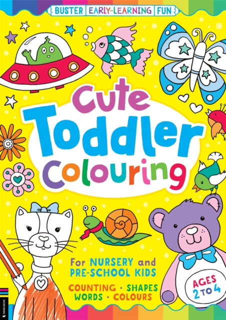 Book cover of: Cute Toddler Colouring. By: Emily Twomey