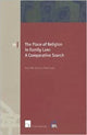 Book cover of: Place of Religion in Family Law: A Comparative Search. By: Jane Mair