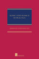 Book cover of: Rome I and Rome II in Practice. By: Emmanuel Guinchard