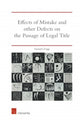 Book cover of: Effects of Mistake and Other Defects on the Passage of Legal Title. By: Samuel Zogg