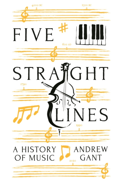 Book cover of: Five Straight Lines. By: Andrew Gant