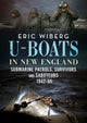 Book cover of: U-Boats in New England. By: Eric Wiberg