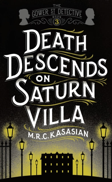 Book cover of: Death Descends On Saturn Villa. By: M. R. C. Kasasian