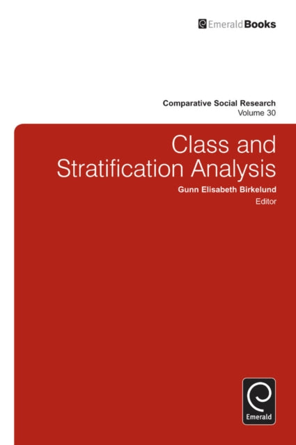 Book cover of: Class and Stratification Analysis