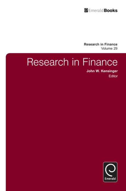 Book cover of: Research in Finance. By: John W. Kensinger