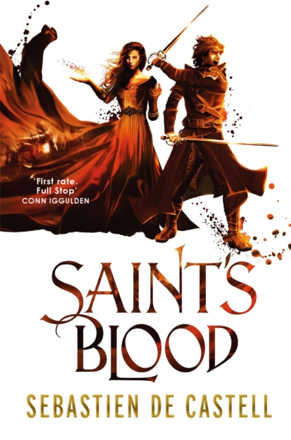Book cover of: Saint's Blood. By: Sebastien de Castell (author)