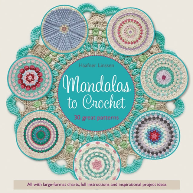 Book cover of: Mandalas to Crochet. By: Haafner Linssen