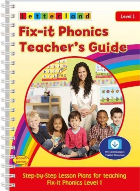 Book cover of: Fix-it Phonics - Level 1 - Teacher's Guide (2nd Edition). By: Lisa Holt