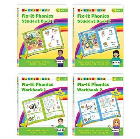 Book cover of: Fix-it Phonics - Level 3 - Student Pack (2nd Edition)