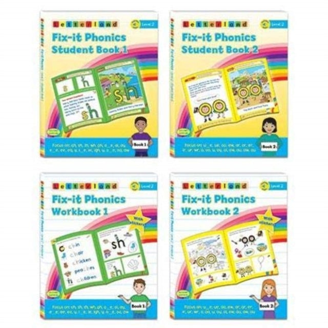 Book cover of: Fix-it Phonics - Level 2 - Student Pack  (2nd Edition)
