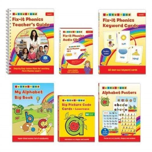Book cover of: Fix-it Phonics - Level 1 - Teacher's Pack (2nd Edition)