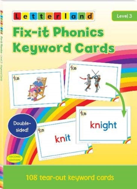 Book cover of: Fix-it Phonics - Level 3 - Keyword Cards (2nd Edition)
