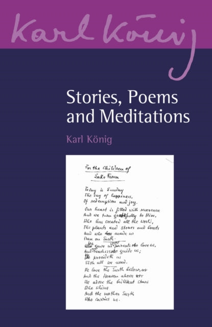 Book cover of: Stories, Poems and Meditations. By: Karl Konig