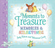 Book cover of: Moments to Treasure Baby Album and Milestone Cards. By: Angela Hicks