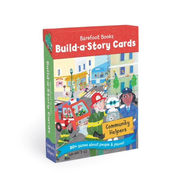 Book cover of: Build a Story Cards Community Helpers. By: Sophie Fatus