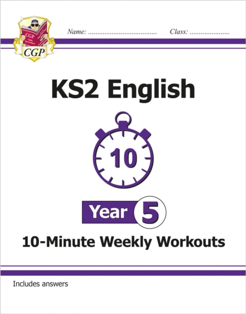 Book cover of: KS2 Year 5 English 10-Minute Weekly Workouts
