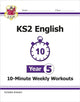Book cover of: KS2 Year 5 English 10-Minute Weekly Workouts