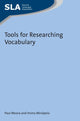 Book cover of: Tools for Researching Vocabulary. By: Paul Meara