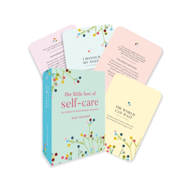 Book cover of: Little Box of Self-care - A Card Deck. By: Suzy Reading