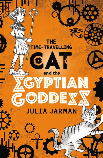 Book cover of: Time-Travelling Cat and the Egyptian Goddess. By: Julia Jarman