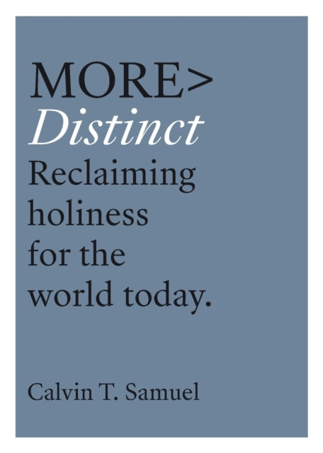 Book cover of: More Distinct. By: Calvin Samuel
