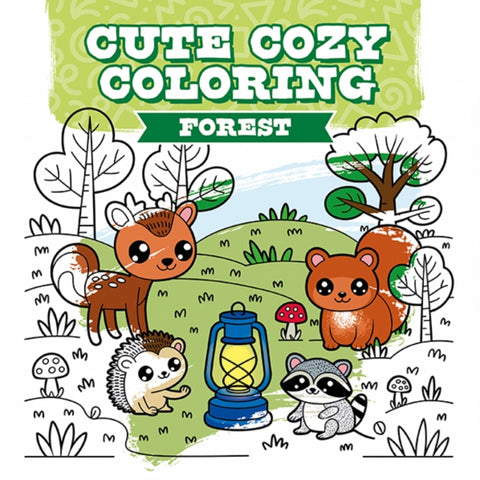 Cute Cozy Coloring: Forest