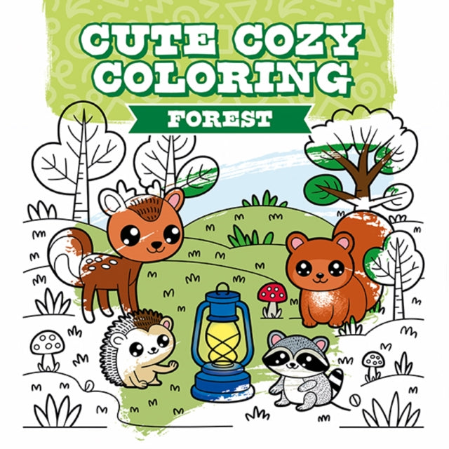 Book cover of: Cute Cozy Coloring: Forest