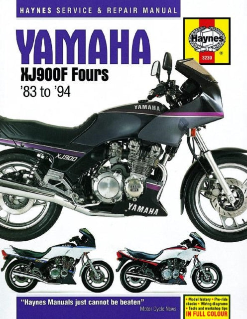 Book cover of: Yamaha XJ900F Fours (83 - 94) Haynes Repair Manual. By: Haynes