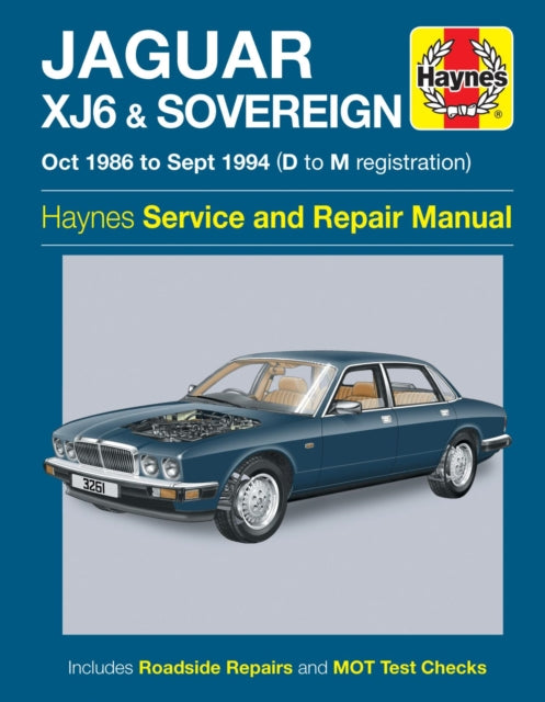 Book cover of: Jaguar XJ6 & Sovereign (Oct 86 - Sept 94) Haynes Repair Manual. By: Haynes