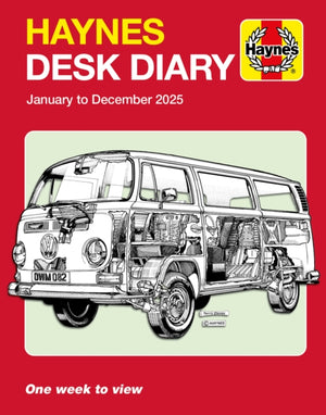 Haynes 2025 Desk Diary, January to December 2025