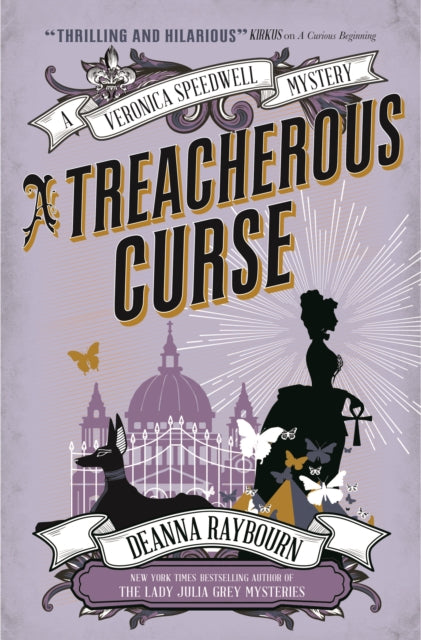 Book cover of: Veronica Speedwell Mystery - A Treacherous Curse. By: Deanna Raybourn