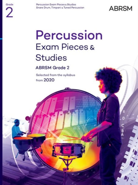 Book cover of: Percussion Exam Pieces & Studies, ABRSM Grade 2