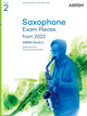 Book cover of: Saxophone Exam Pieces from 2022, ABRSM Grade 2