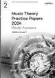 Book cover of: Music Theory Practice Papers Model Answers 2024, ABRSM Grade 2