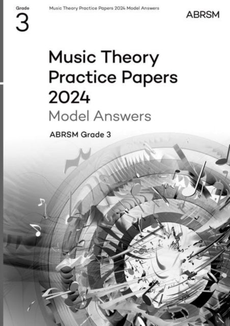 Book cover of: Music Theory Practice Papers Model Answers 2024, ABRSM Grade 3