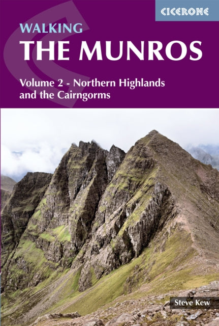 Book cover of: Walking the Munros Vol 2 - Northern Highlands and the Cairngorms. By: Steve Kew