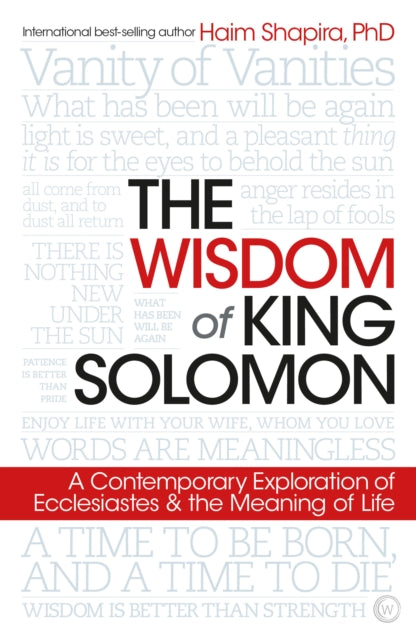 Book cover of: Wisdom of King Solomon. By: Haim Shapira