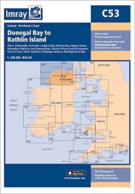 Book cover of: Imray Chart C53