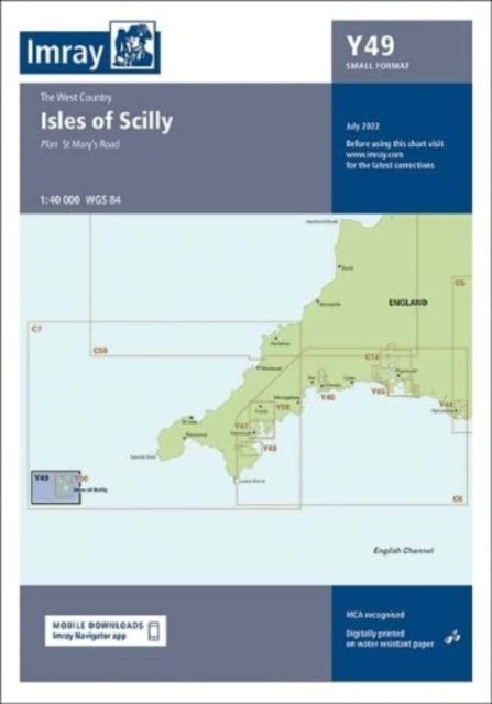 Book cover of: Imray Chart Y49